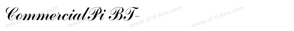 CommercialPi BT字体转换